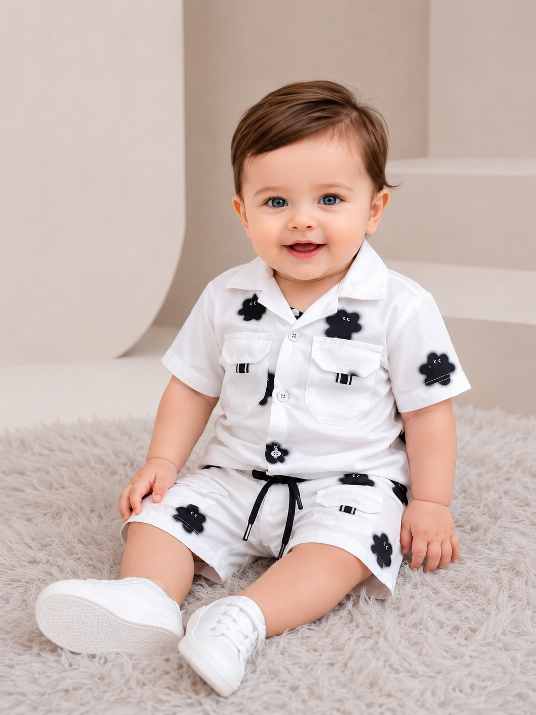 Cloud Bear Premium Baby Co-Ord Set