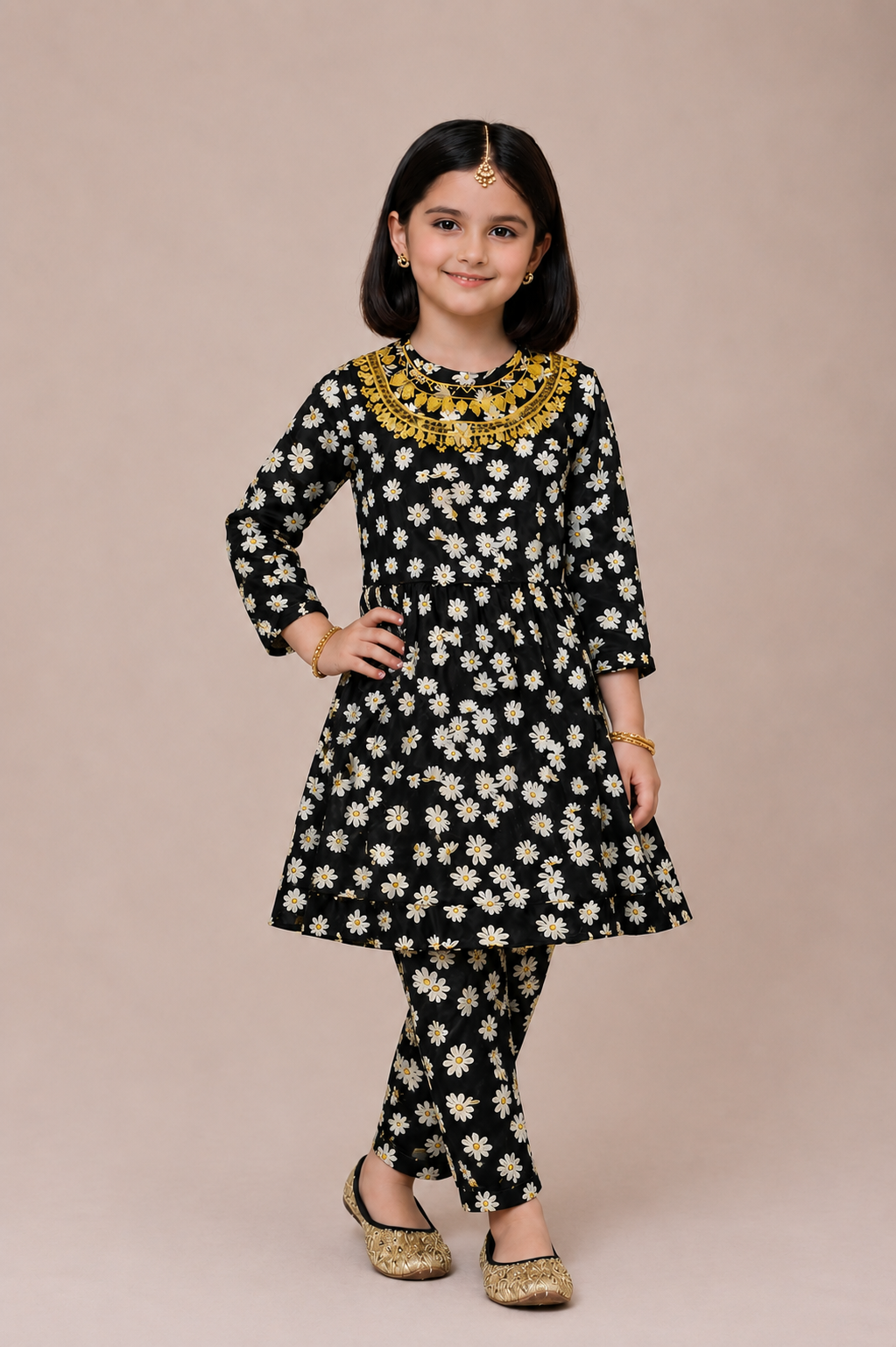 Premium Lawn Cotton Co-Ord Set for Girls