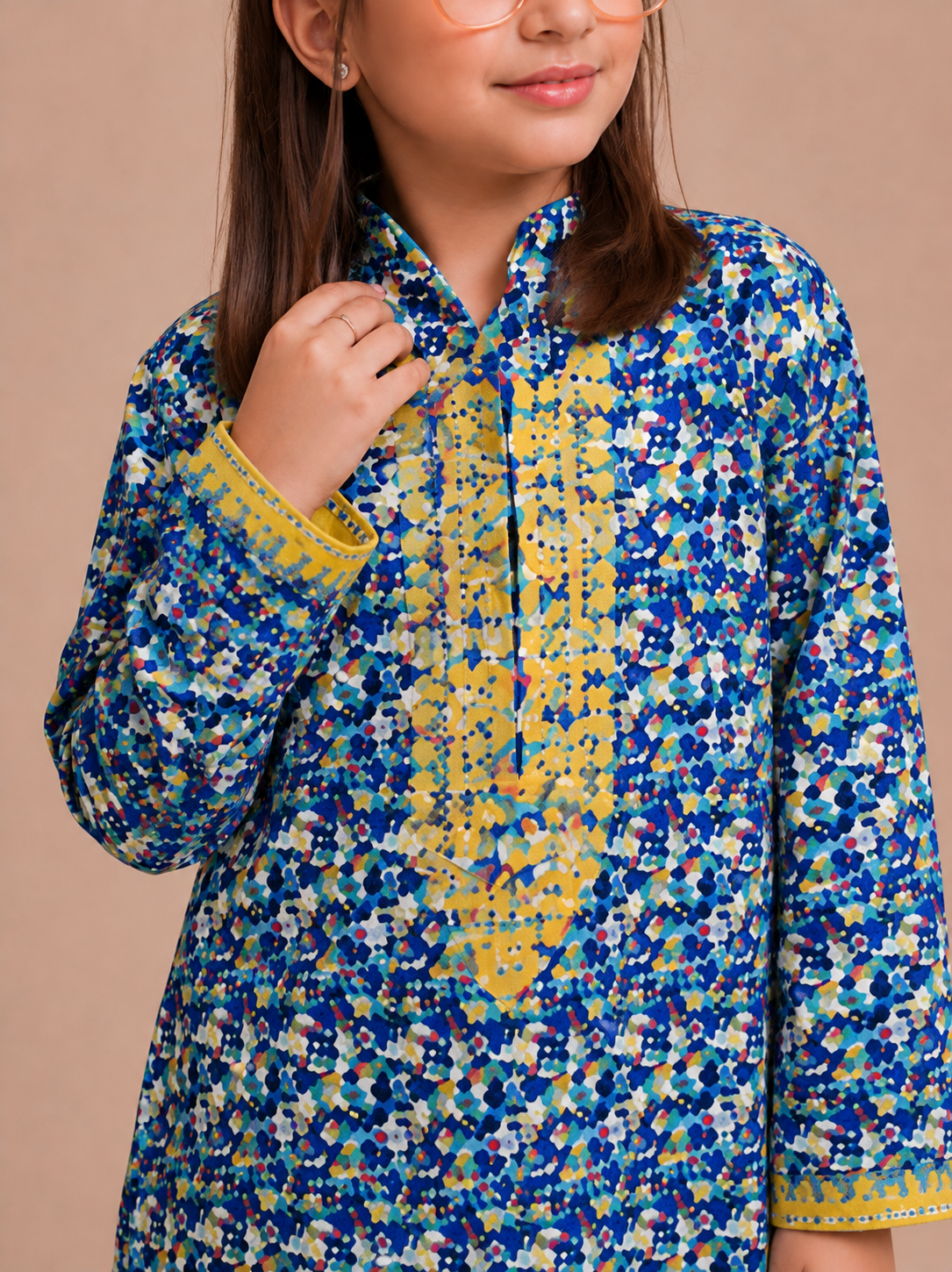 Royal Bloom Premium Lawn Cotton Co-Ord Set for Girls
