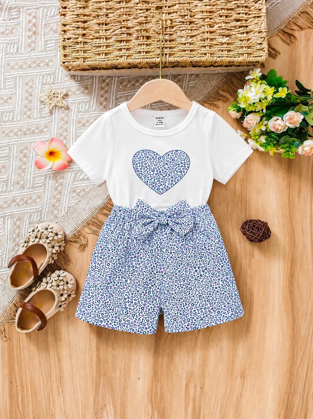 Blue Heart Premium Co-Ord Set for Girls