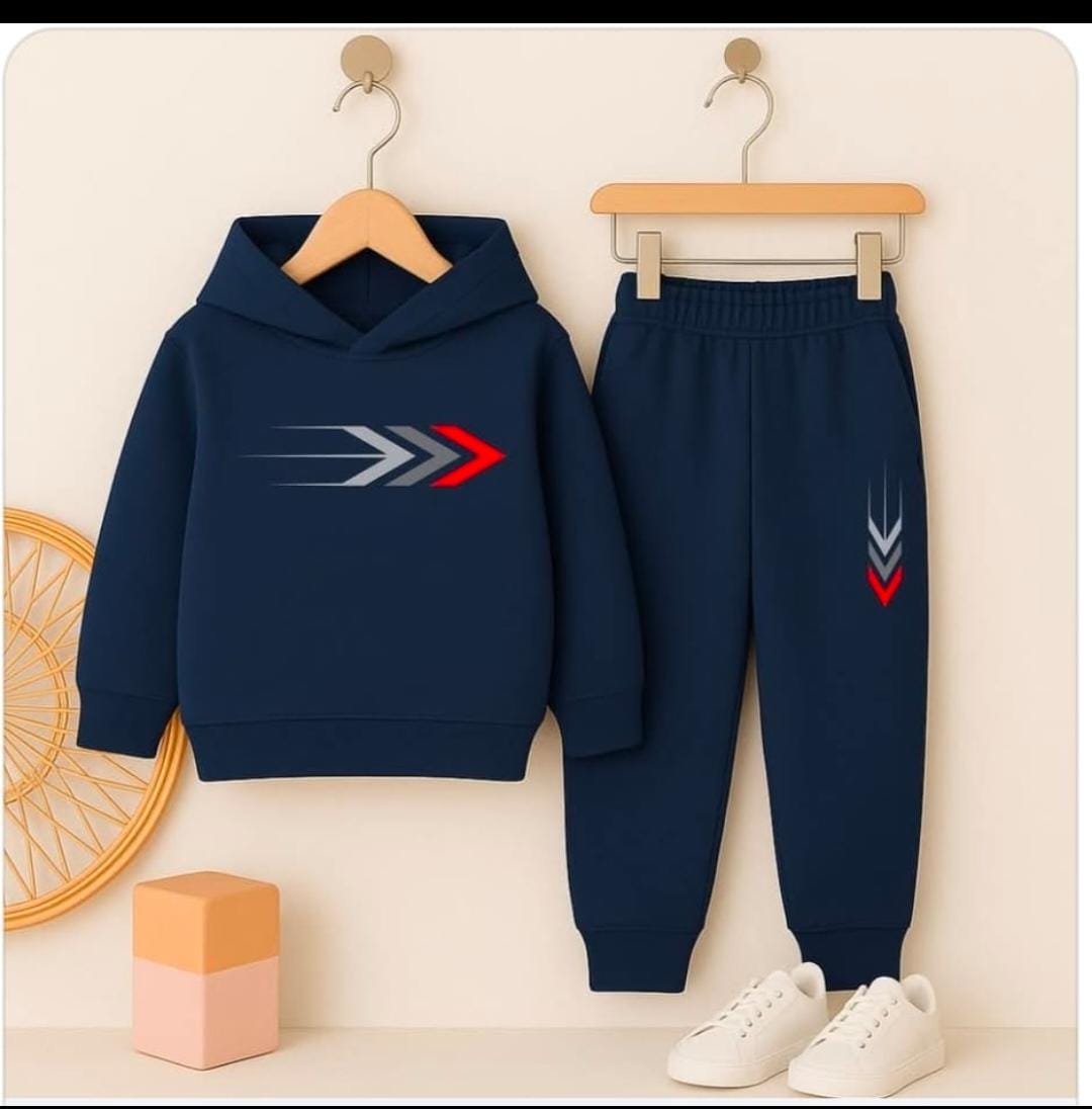Kids Navy Blue Tracksuit Set